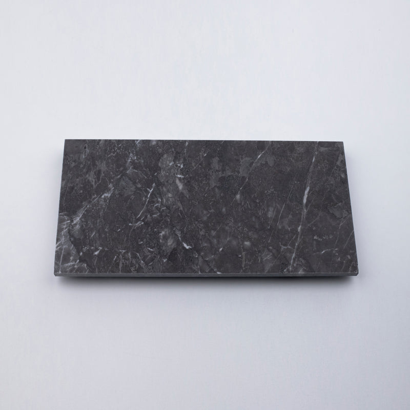 Nero Marquina Polished 6'' x 12''  x 3/8'' Field Tile